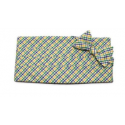 Mardi Gras Diagonal Tattersall  Cummerbund and Tie